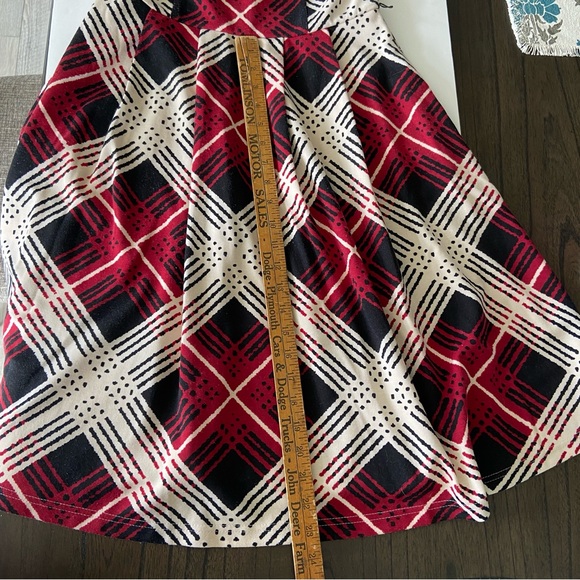 ModCloth Sleeveless Plaid Dress with pockets (Belt missing) - Size M Medium - Picture 11 of 12